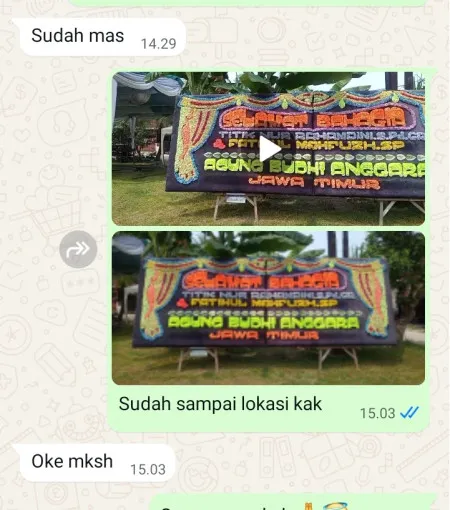 Pengiriman Papan Bunga Dharmasraya